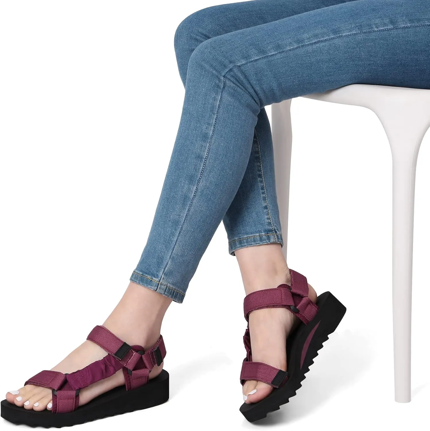 DREAM PAIRS Women's Comfortable Hiking Sandals Sport Walking Summer Beach Outdoor Light Weight Water Sandals