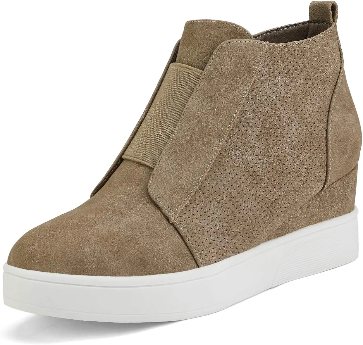 DREAM PAIRS Women’s Platform Wedge Sneakers Ankle Booties