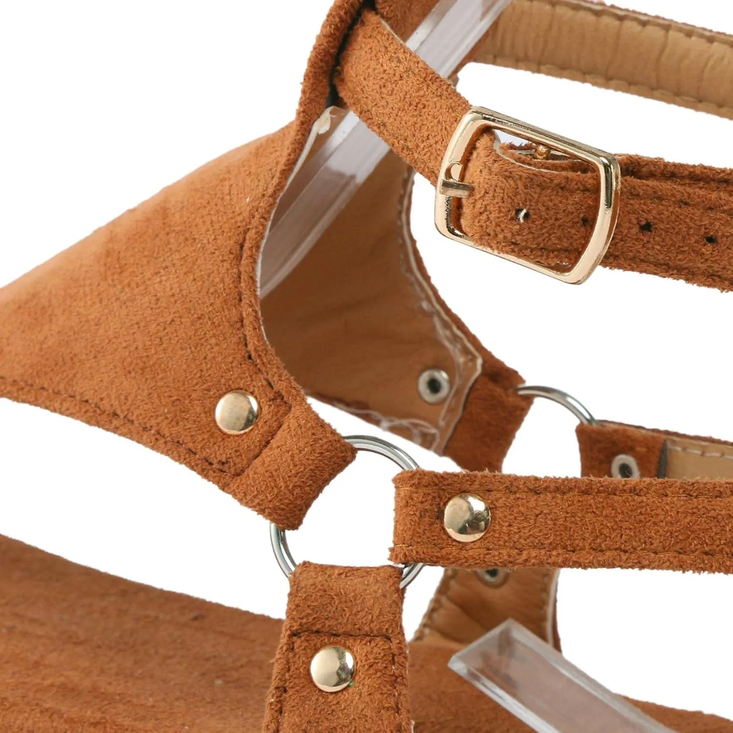Dressy Thong Sandals for Women Open Toe Shoes Flat Beach Sandals Buckle Ankle Strap Casual Summer Retro Gladiator Sandals