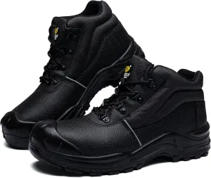DRKA Water Resistant Steel Toe Work Boots For Men,6'' EH-Rated Safety Boots
