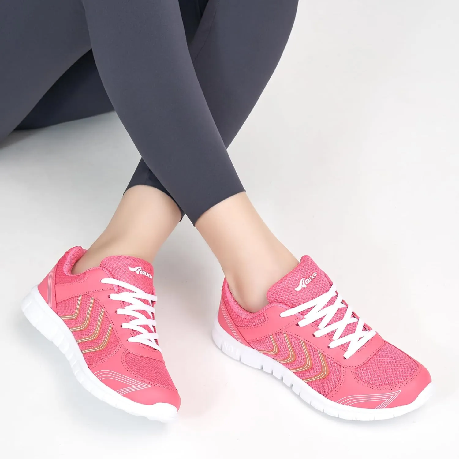 DUOYANGJIASHA Sneakers for Women Running Shoes: Slip On Casual Walking Shoes Non Slip Comfortable Fashion Tennis Shoes Mesh Lightweight Sneaker for Work