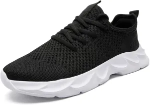 EGMPDA Men's Tennis Shoes Walking Lightweight Breathable Fashion Sneakers Non Slip Workout Gym Shoes for Running