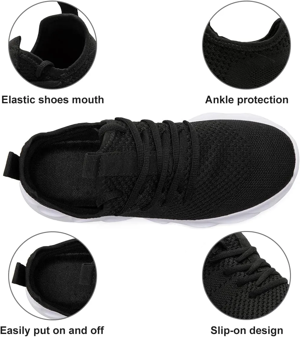 EGMPDA Men's Tennis Shoes Walking Lightweight Breathable Fashion Sneakers Non Slip Workout Gym Shoes for Running
