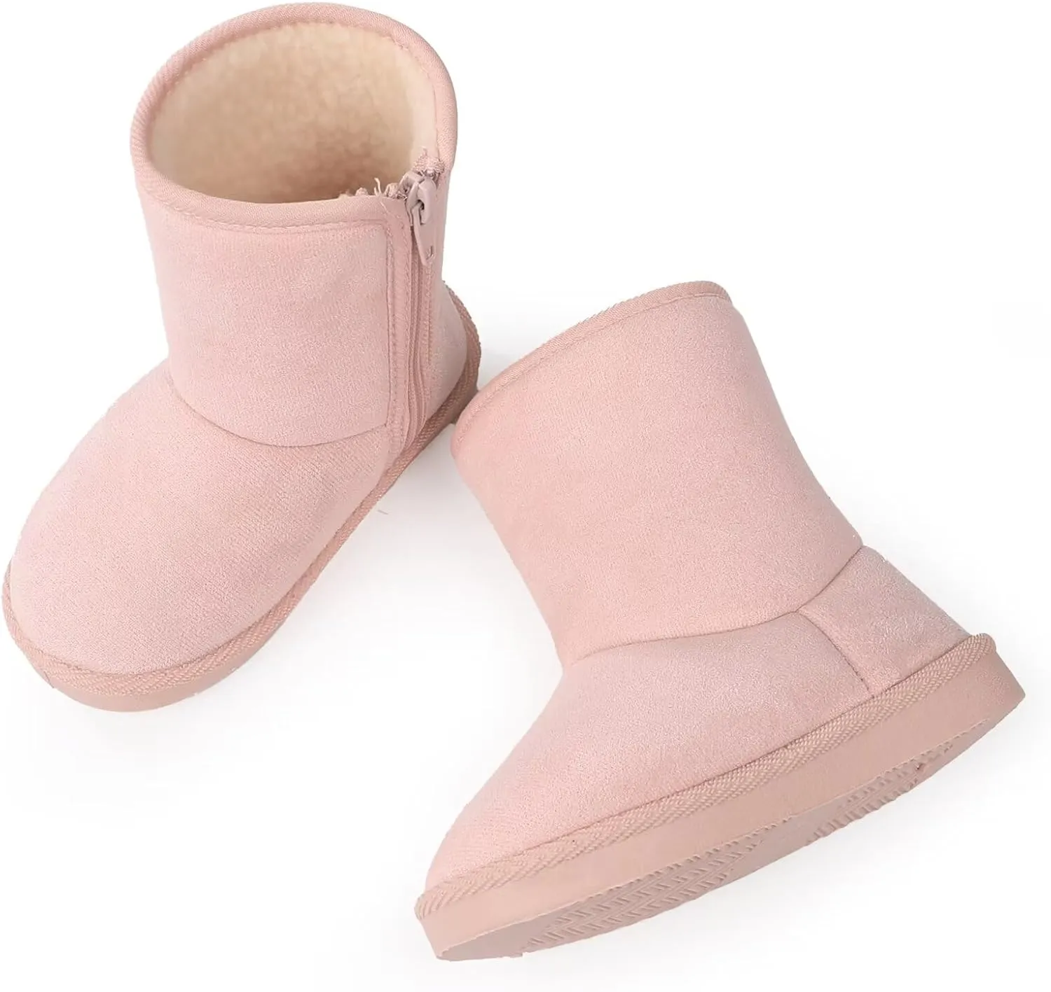 FANTURE Toddler Snow Boots for Girls Boys Winter Warm Fur Lined Kids Non Slip Outdoor Shoes (Toddler/Little Kid)