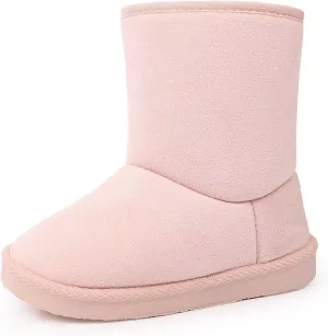 FANTURE Toddler Snow Boots for Girls Boys Winter Warm Fur Lined Kids Non Slip Outdoor Shoes (Toddler/Little Kid)