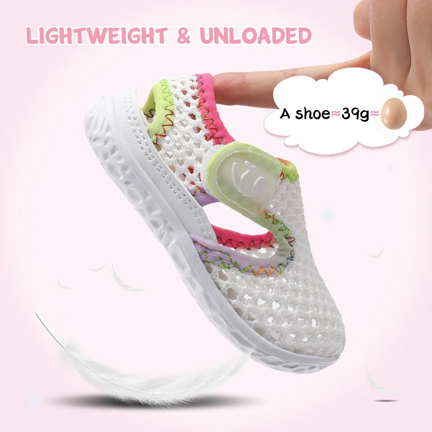 FEETCITY Baby Girl Boys Sandals Slippers Infant First Walker Shoes Summer Crib Shoes