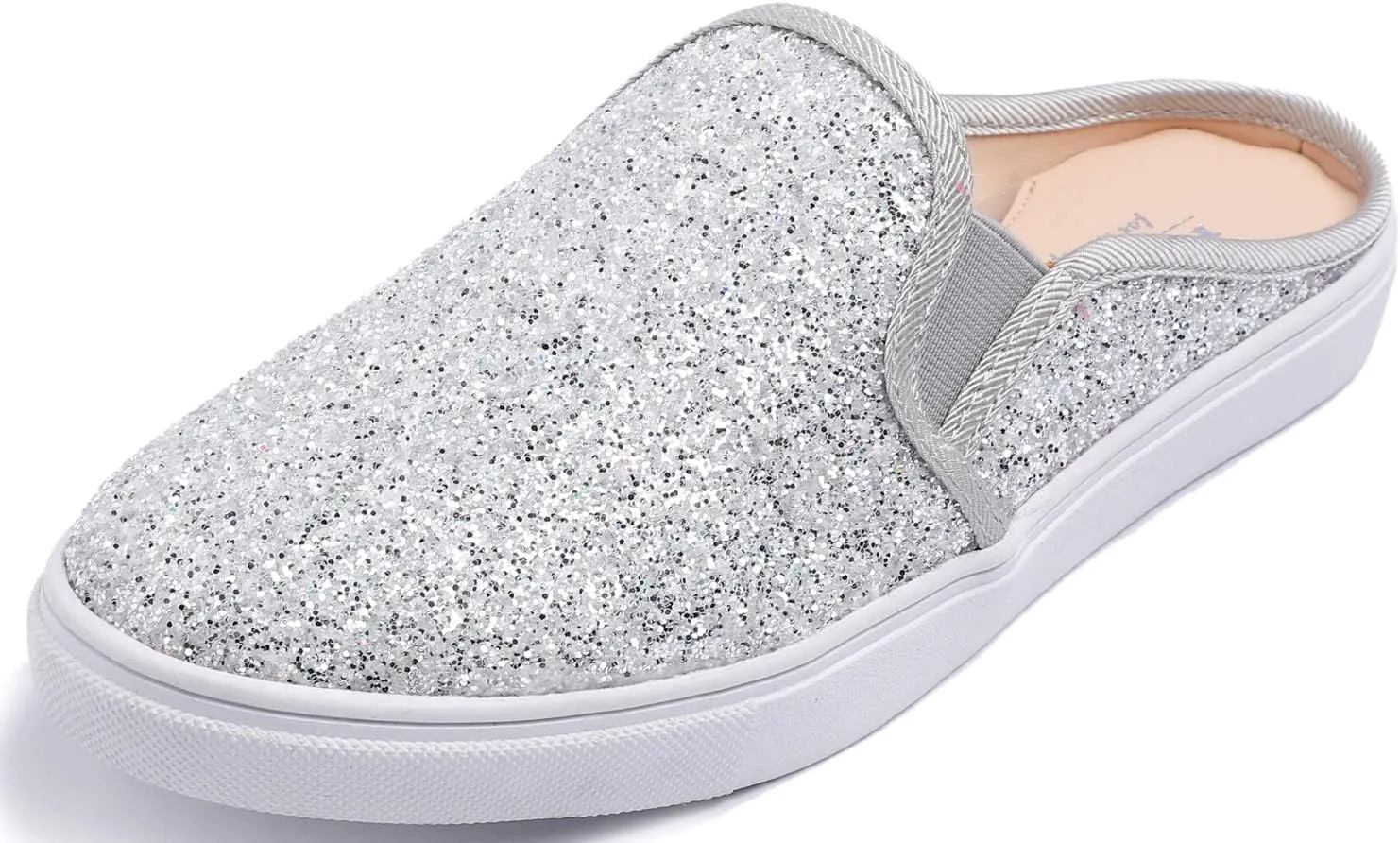 FEVERSOLE Women's Sport Mules Slip On Loafers Fashion Backless Sneakers