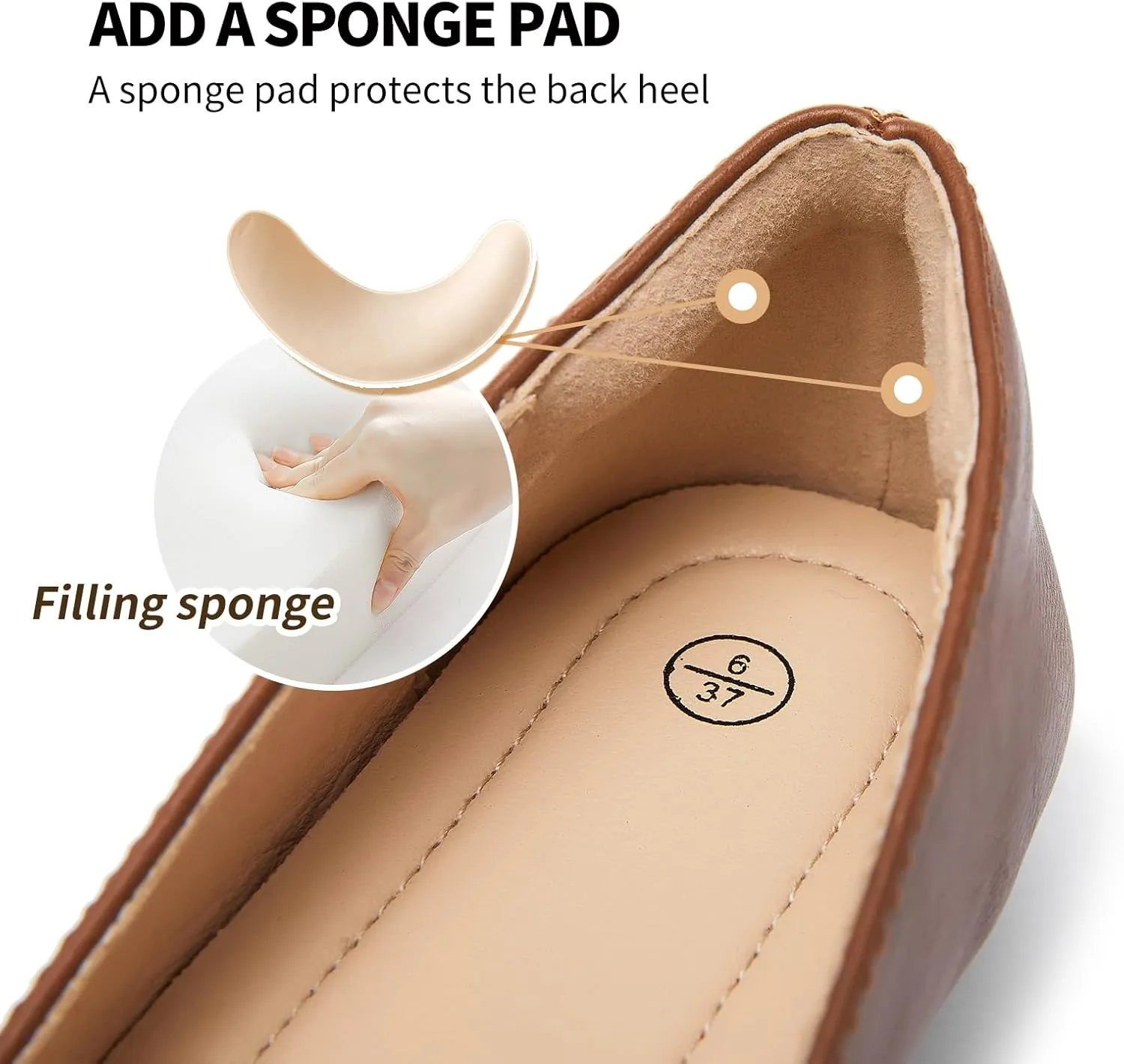 FINIWOR Loafers for Women Flats Shoes Women Pointed Toe Dress Shoes Comfortable Memory Foam Penny Loafers Slip On Shoes