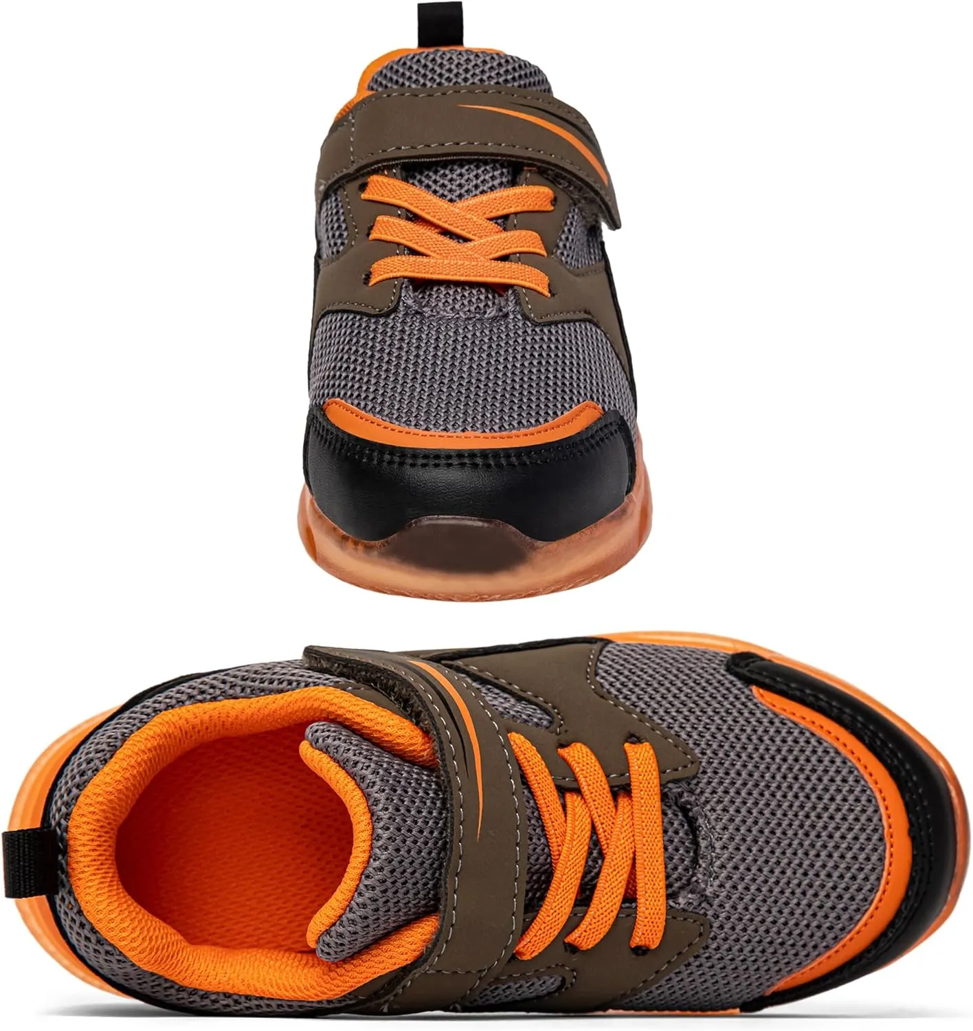 Floranate Light Up Toddler Boys Girls Shoes LED Flashing Lightweight Tennis Walking Sneakers for Toddler and Little Kid