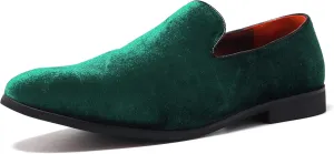 FLQL Men's Luxury Penny Loafer Slip-On Velvet Shoes Party Dancing Shoes Suede Wedding Shoes Plus Size 7-13