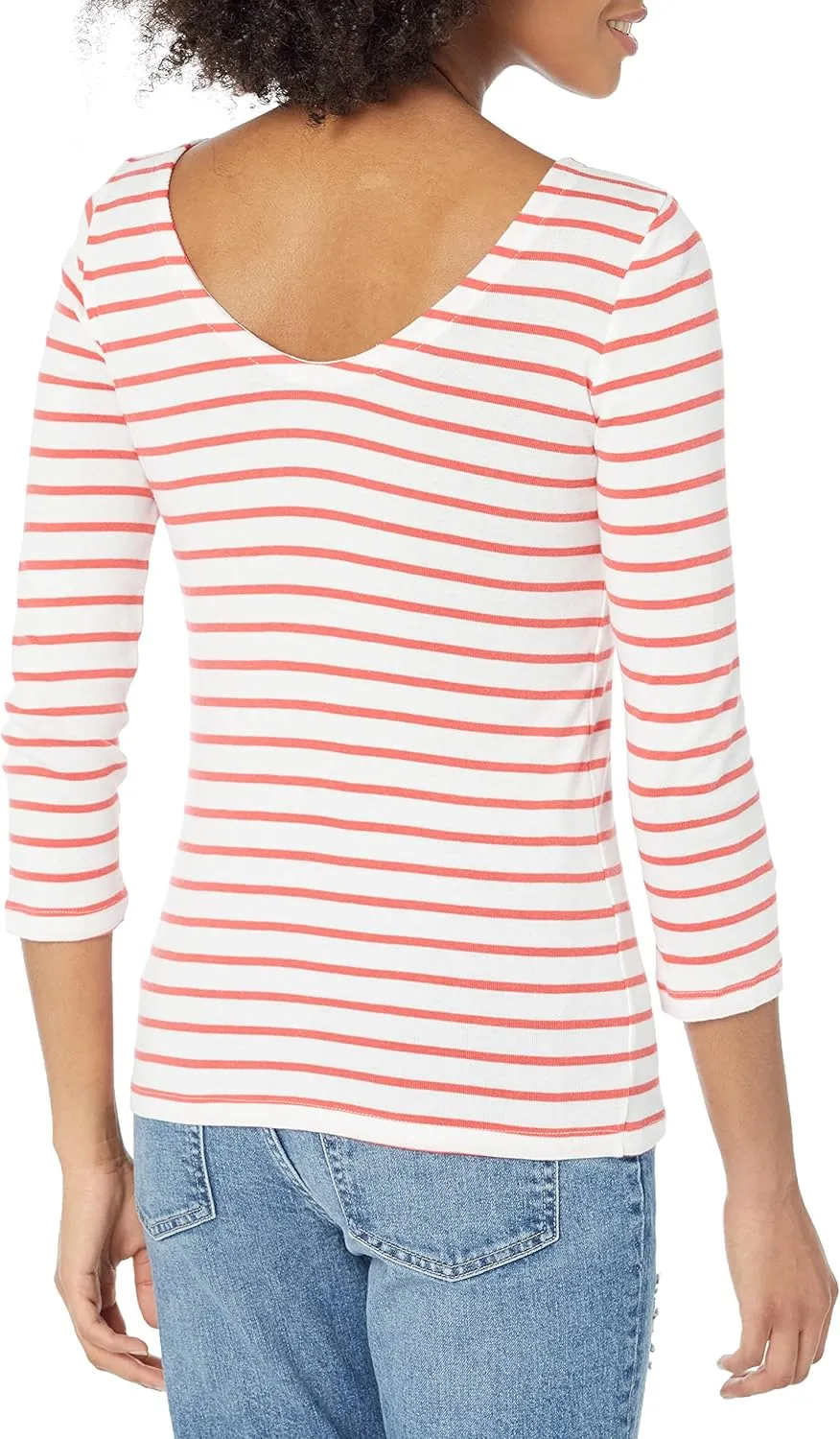 GAP Women's 2-Pack 3/4 Sleeve Favorite Ballet Tee T-Shirt