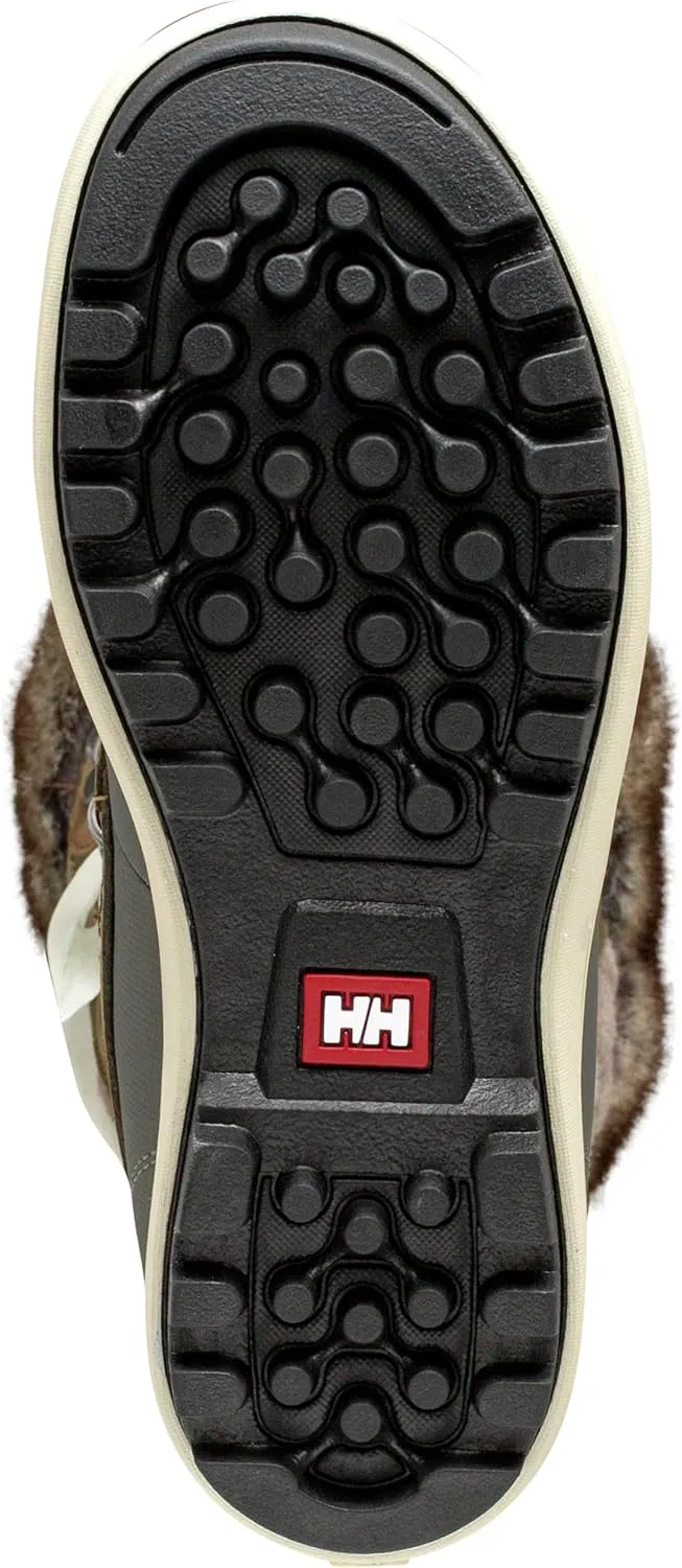 Helly-Hansen Garibaldi VL Insulated Winter Boots for Women - Waterproof Nubuck Leather, Faux Fur Lined, Eco Ortholite Comfort Footbed, Max-Grip Outsole