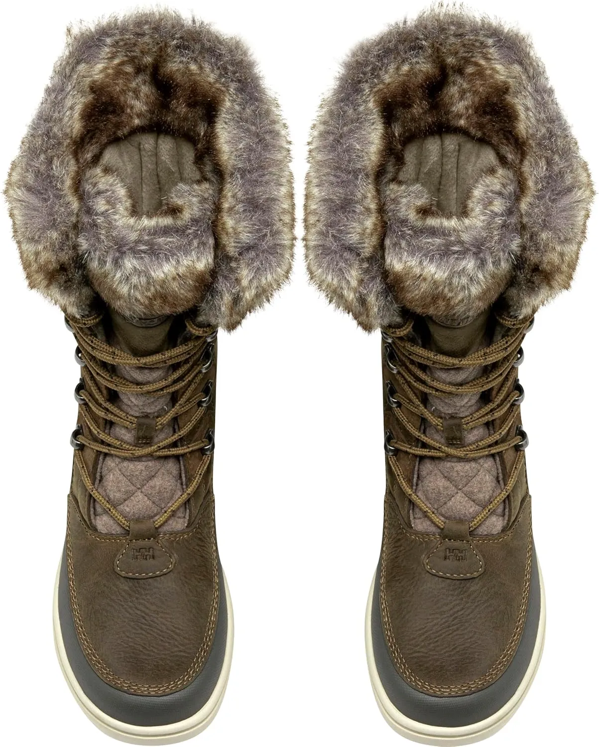Helly-Hansen Garibaldi VL Insulated Winter Boots for Women - Waterproof Nubuck Leather, Faux Fur Lined, Eco Ortholite Comfort Footbed, Max-Grip Outsole