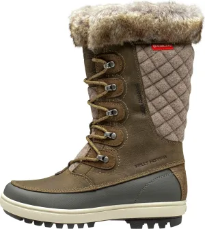 Helly-Hansen Garibaldi VL Insulated Winter Boots for Women - Waterproof Nubuck Leather, Faux Fur Lined, Eco Ortholite Comfort Footbed, Max-Grip Outsole