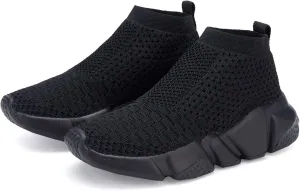 Hetios Girls Sneakers Running Shoes High-Heeled Socks Shoes Boys Athletic Sneakers Kids Sock Shoes (Toddler/Little Kid/Big Kid)