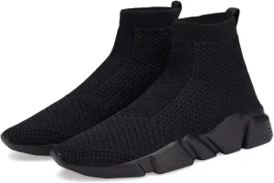 Hetios Girls Sneakers Running Shoes High-Heeled Socks Shoes Boys Athletic Sneakers Kids Sock Shoes (Toddler/Little Kid/Big Kid)