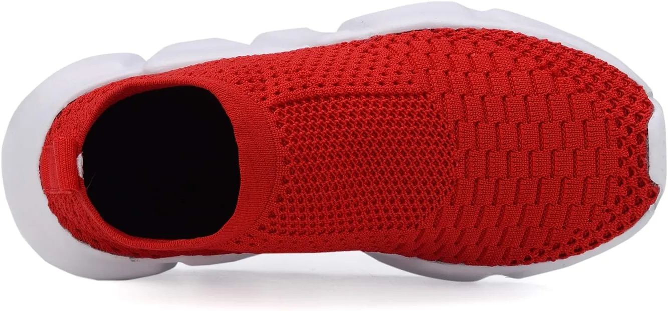 Hetios Girls Sneakers Running Shoes High-Heeled Socks Shoes Boys Athletic Sneakers Kids Sock Shoes (Toddler/Little Kid/Big Kid)