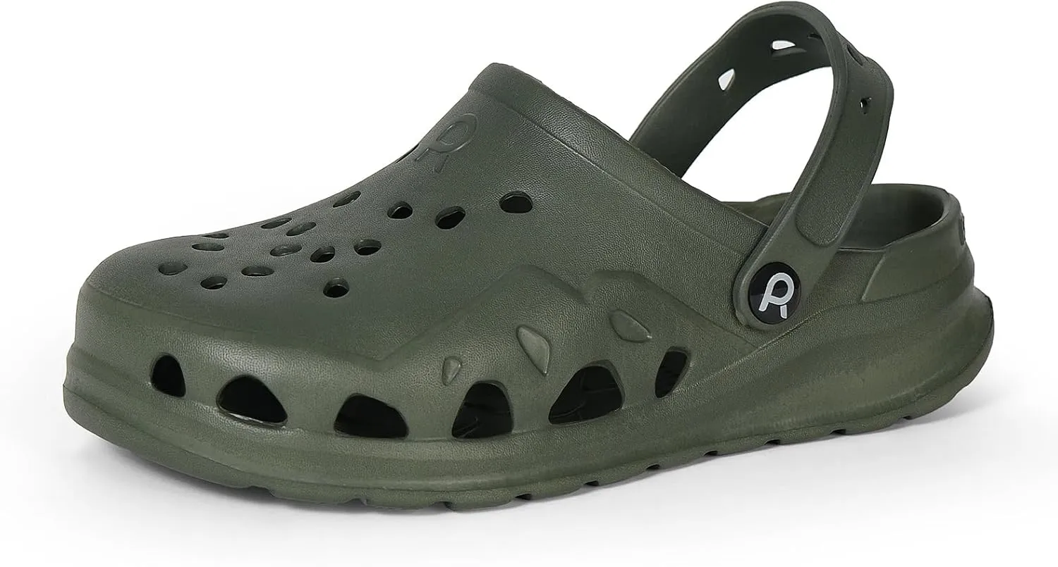 HEVA Adult Womens Garden Clogs,Classic Slippers Slip on Shoes Quick Drying Sport Sandals