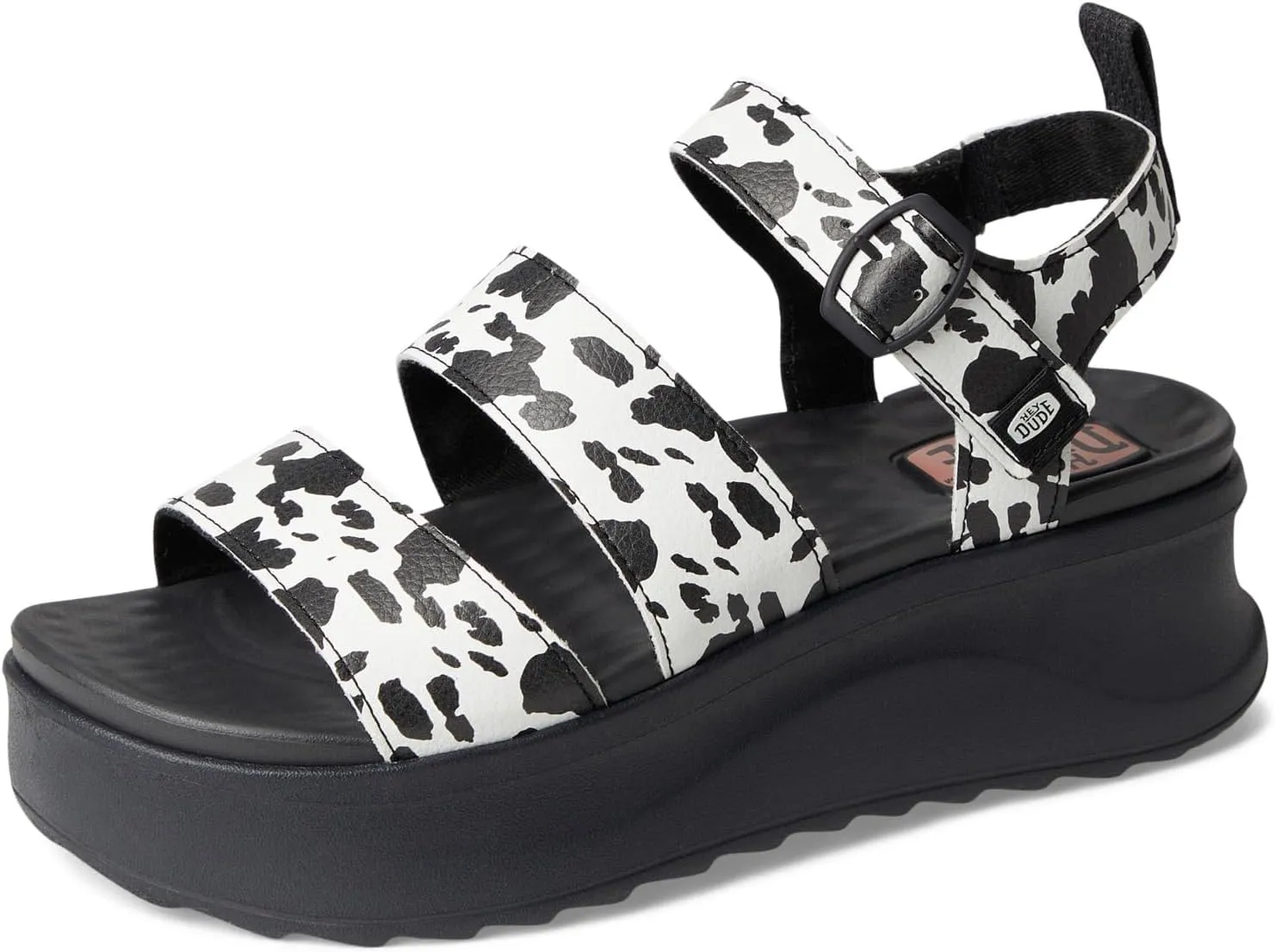 Hey Dude Women's Delray Buckle Animal Loafer