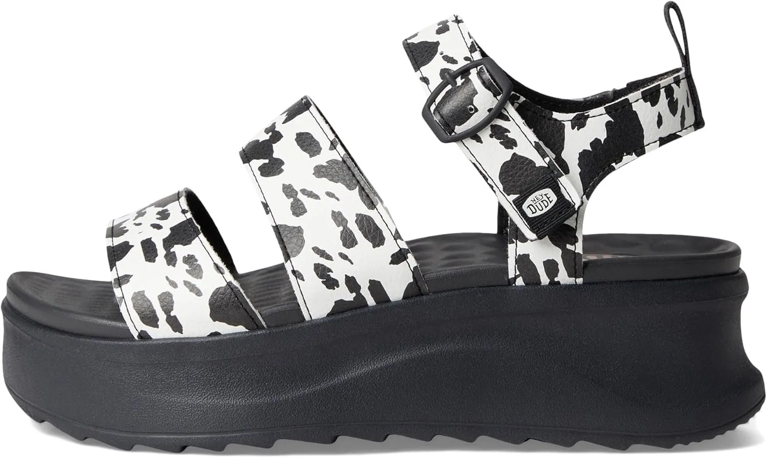 Hey Dude Women's Delray Buckle Animal Loafer