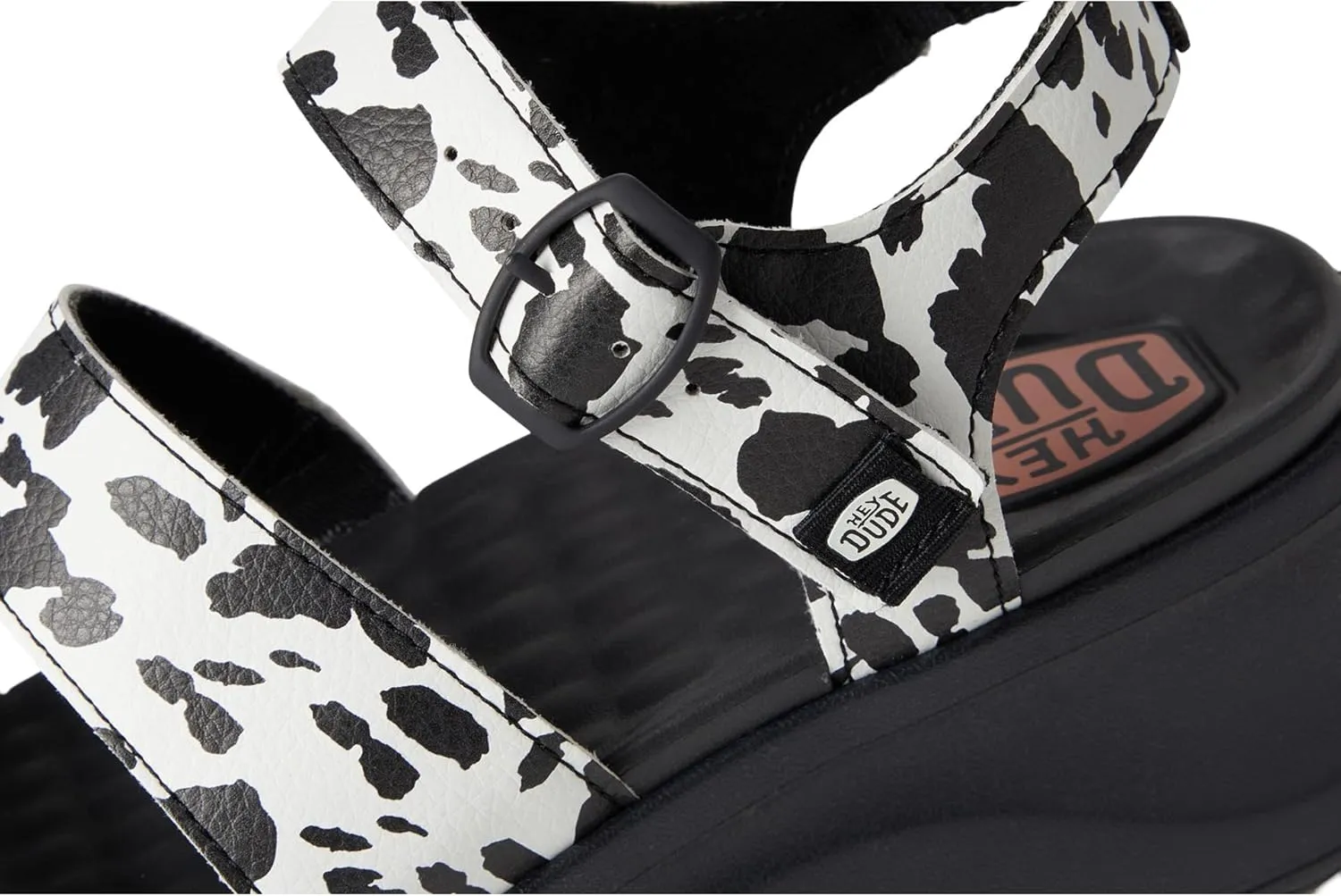 Hey Dude Women's Delray Buckle Animal Loafer