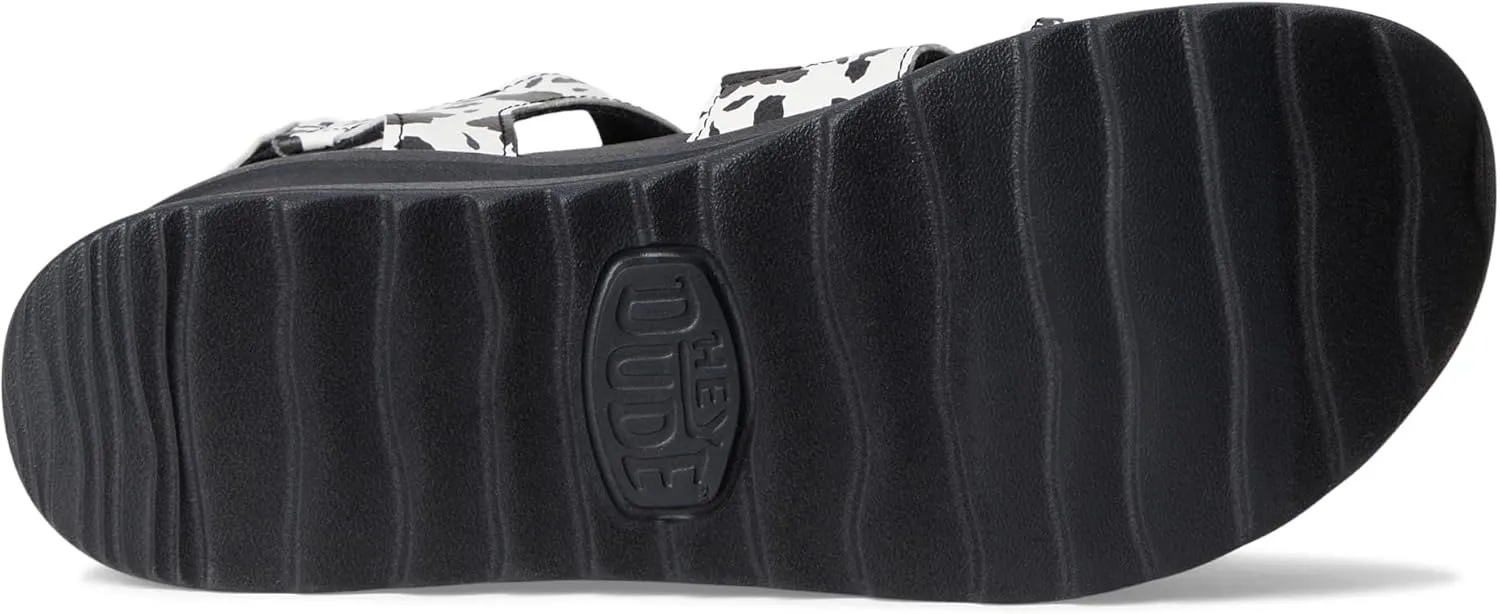 Hey Dude Women's Delray Buckle Animal Loafer