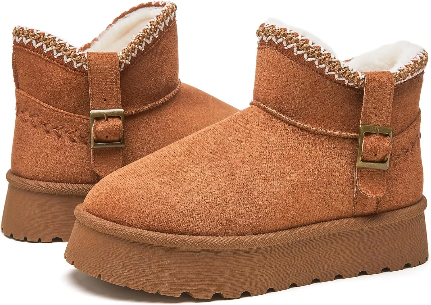 Iarus Womens Snow Boots Winter Boots for Womens Fur Lined Boots Comfortable Warm Booties for Outdoor