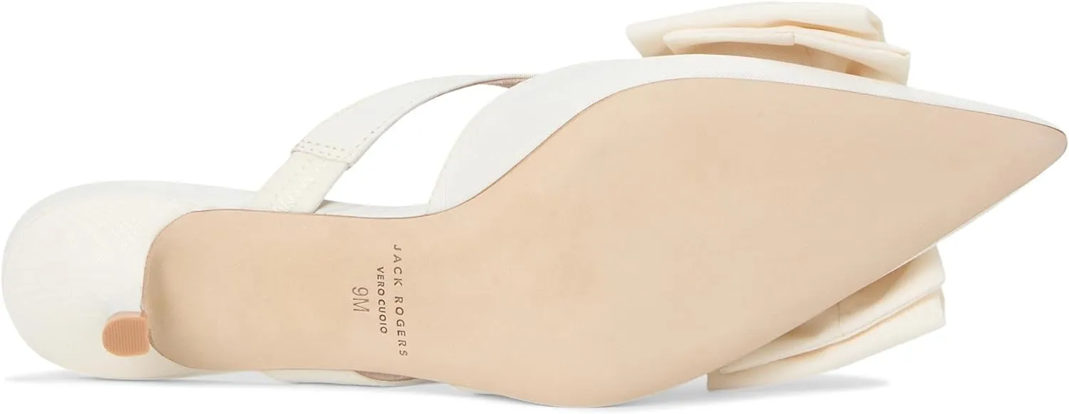 Jack Rogers Women's Cynthia Bow Mule Heeled Sandal
