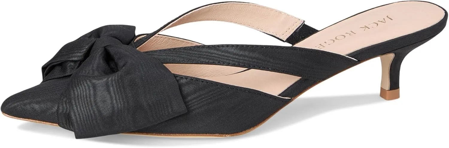 Jack Rogers Women's Cynthia Bow Mule Heeled Sandal