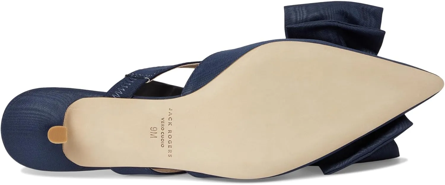 Jack Rogers Women's Cynthia Bow Mule Heeled Sandal