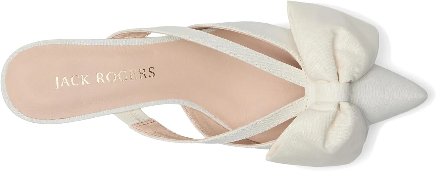 Jack Rogers Women's Cynthia Bow Mule Heeled Sandal
