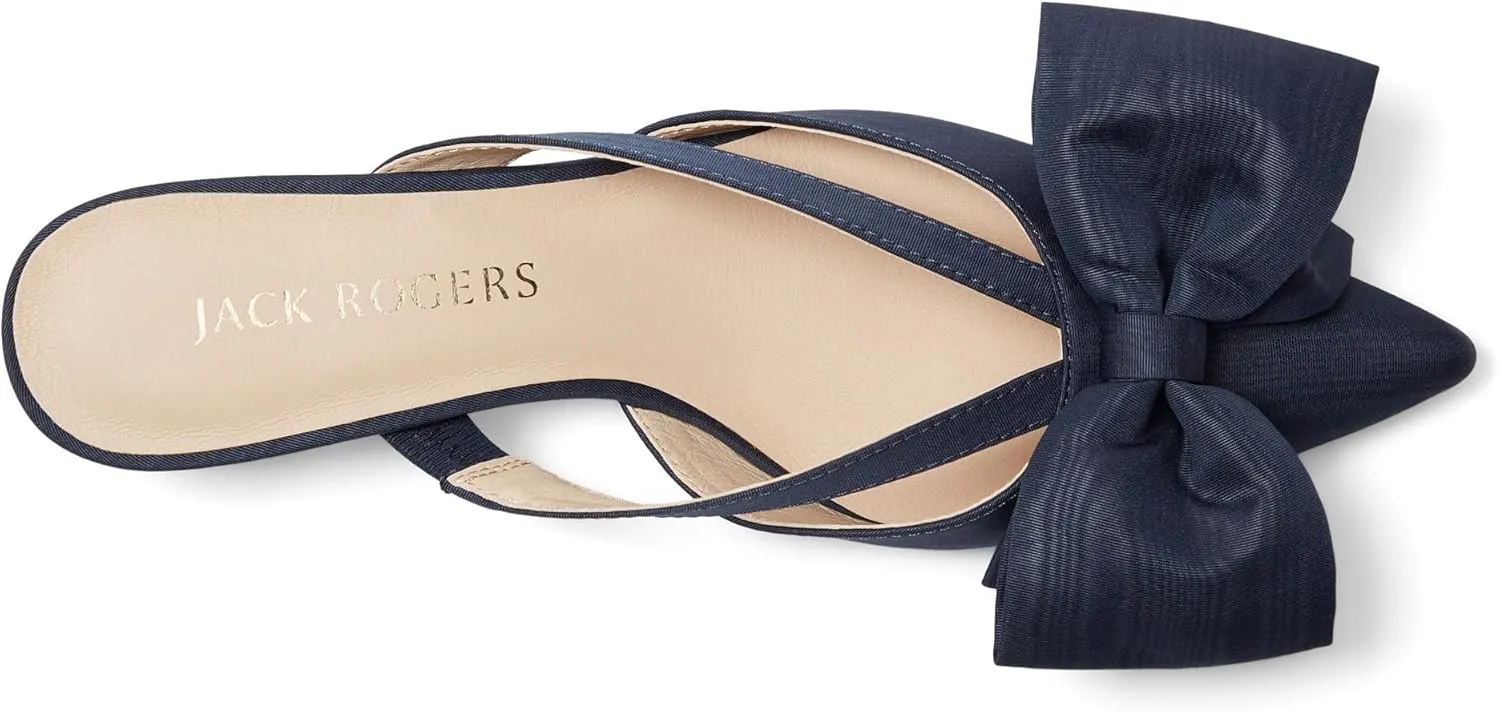 Jack Rogers Women's Cynthia Bow Mule Heeled Sandal