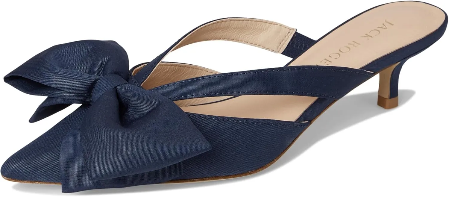 Jack Rogers Women's Cynthia Bow Mule Heeled Sandal