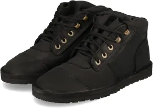 JIM GREEN Men's Barefoot African Ranger Boots Lace-Up Water Resistant Full Grain Leather Work or Hiking Boot
