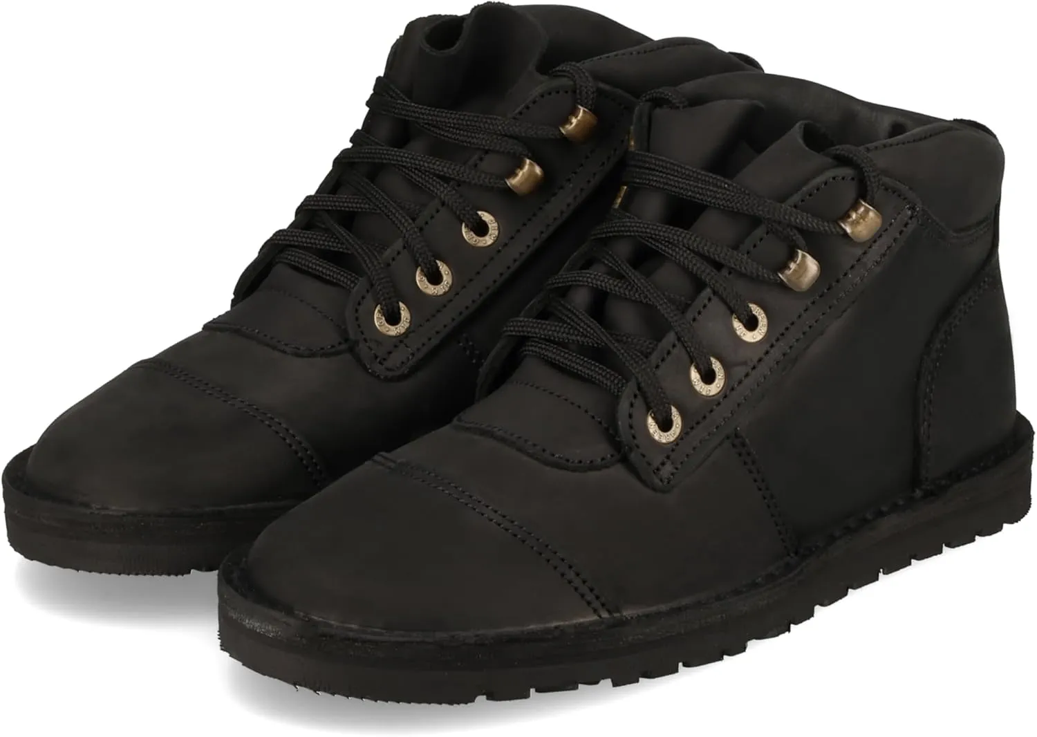 JIM GREEN Men's Barefoot African Ranger Boots Lace-Up Water Resistant Full Grain Leather Work or Hiking Boot