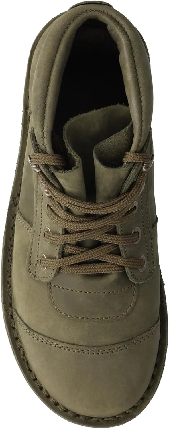 JIM GREEN Men's Barefoot African Ranger Boots Lace-Up Water Resistant Full Grain Leather Work or Hiking Boot