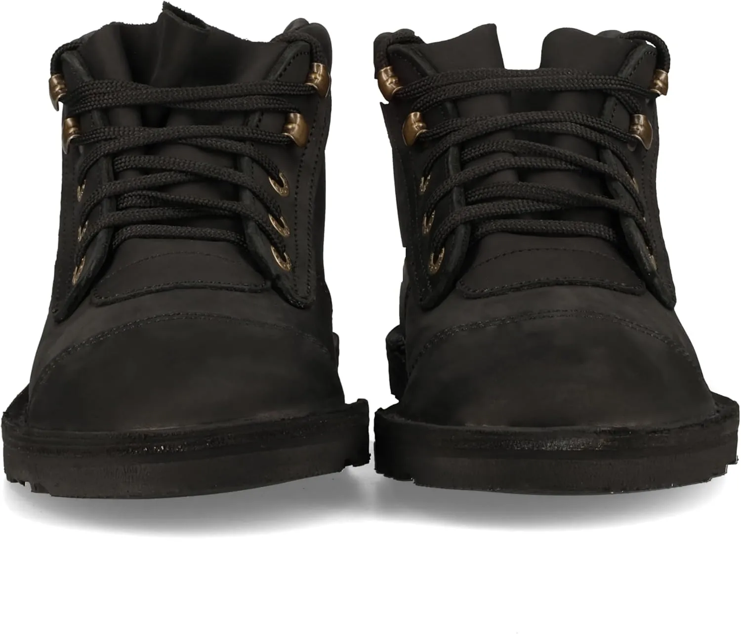JIM GREEN Men's Barefoot African Ranger Boots Lace-Up Water Resistant Full Grain Leather Work or Hiking Boot