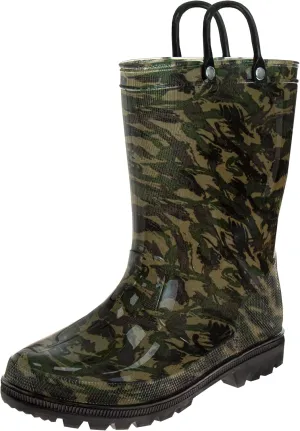 Josmo Boy's Unisex Kids Fun Colors Outdoor Rain Boot