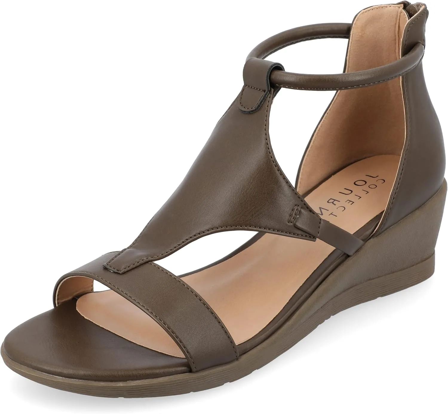 Journee Collection Women's Trayle Wedge Sandals