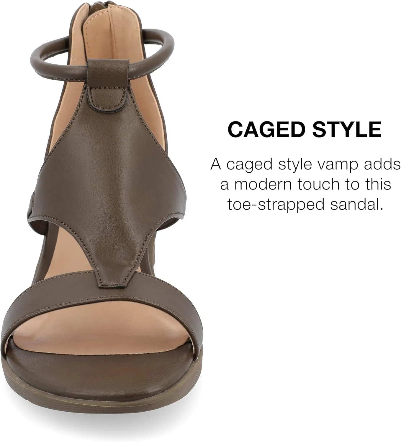 Journee Collection Women's Trayle Wedge Sandals