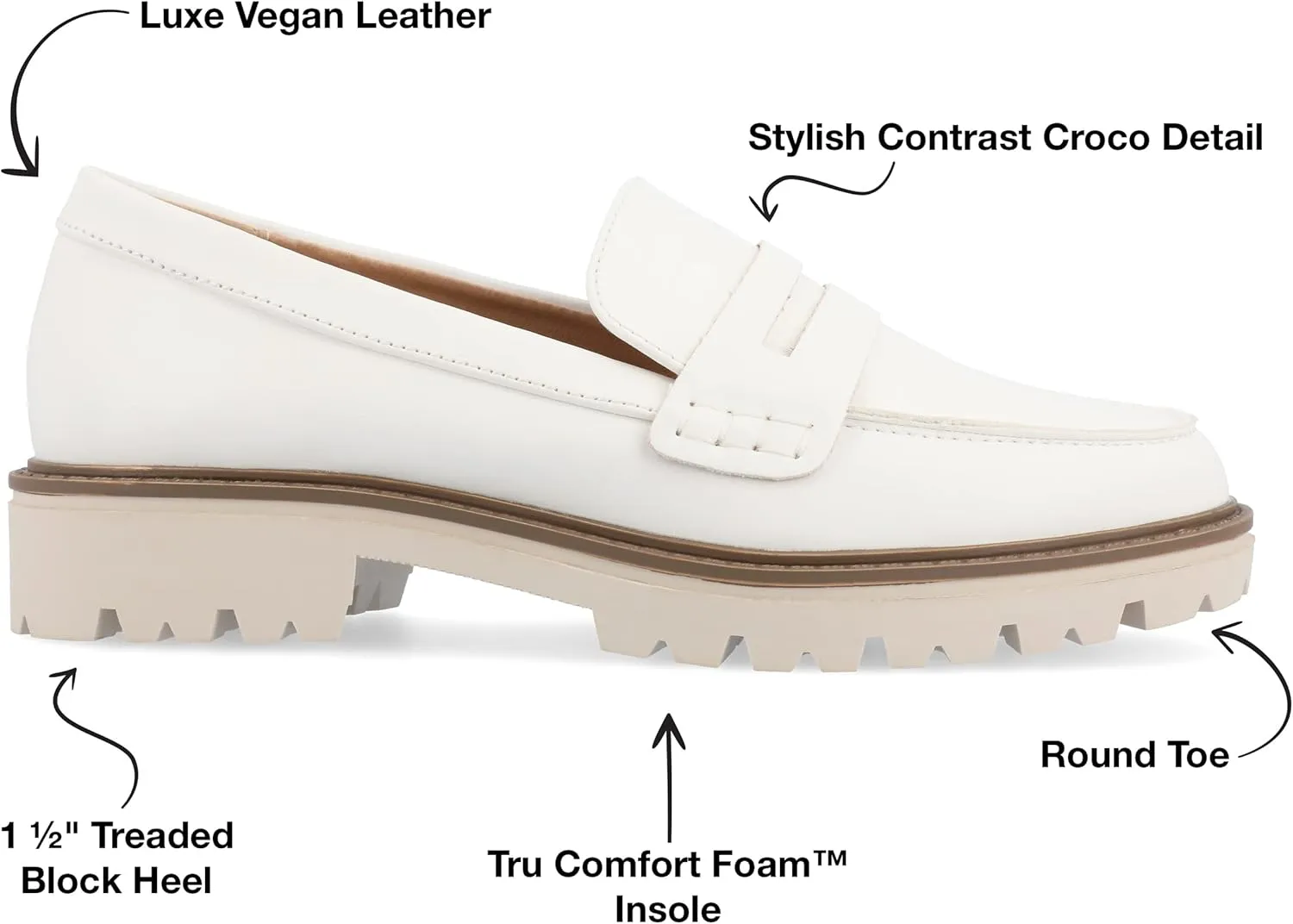 Journee Women's Comfort Foam Kenly Medium and Wide Width Loafer