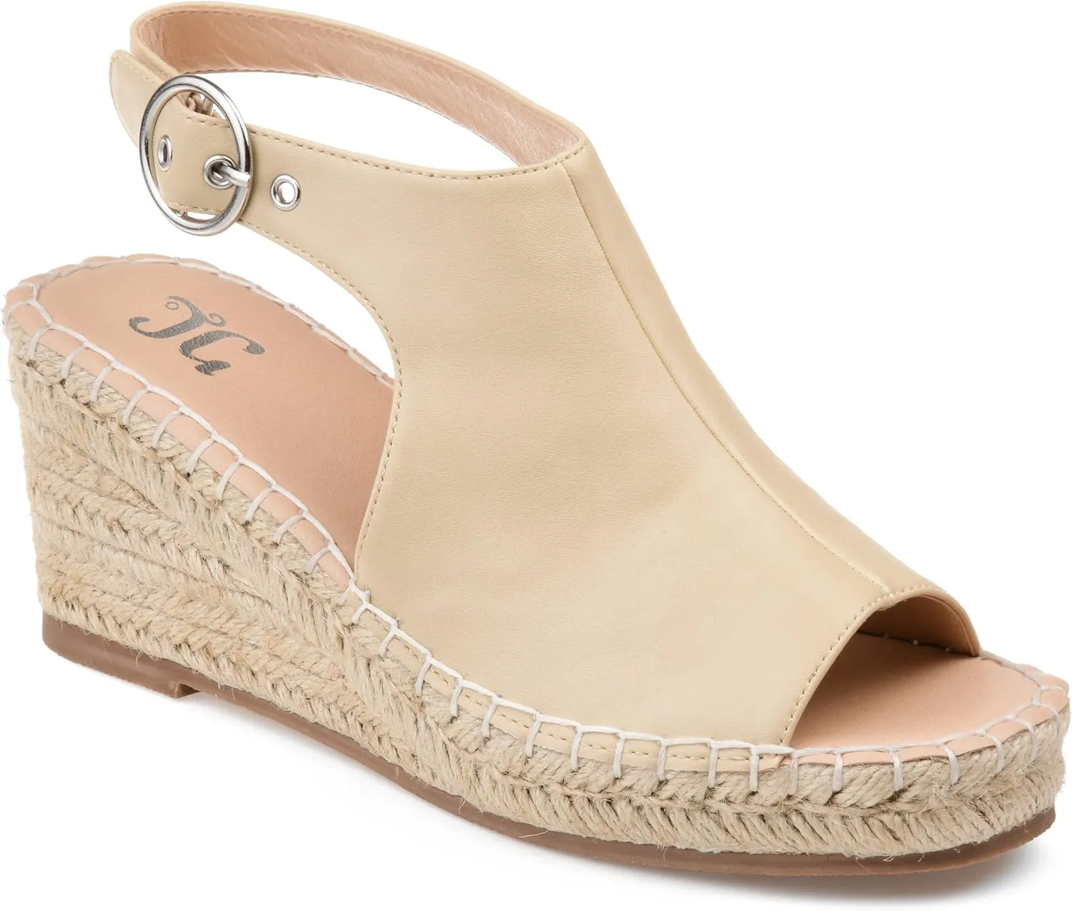 Journee Women's Crew Espadrille Wedge Sandals
