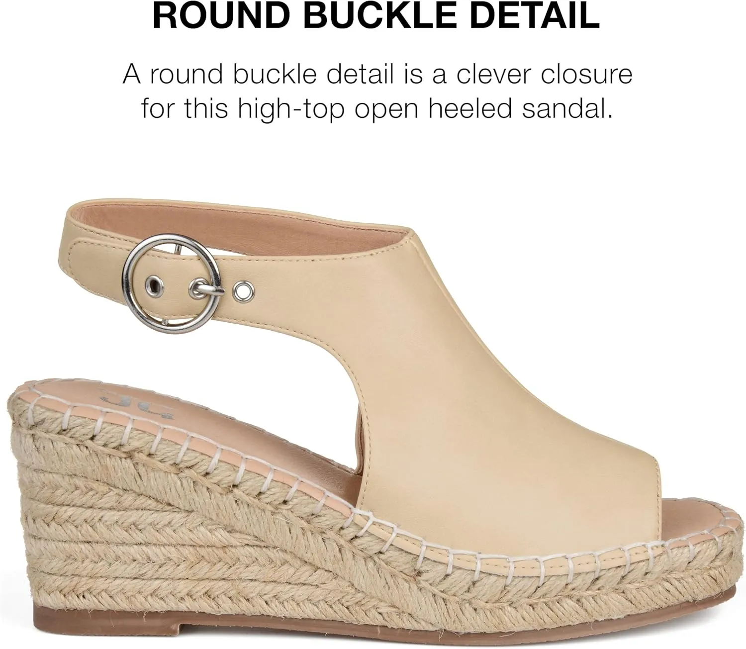 Journee Women's Crew Espadrille Wedge Sandals