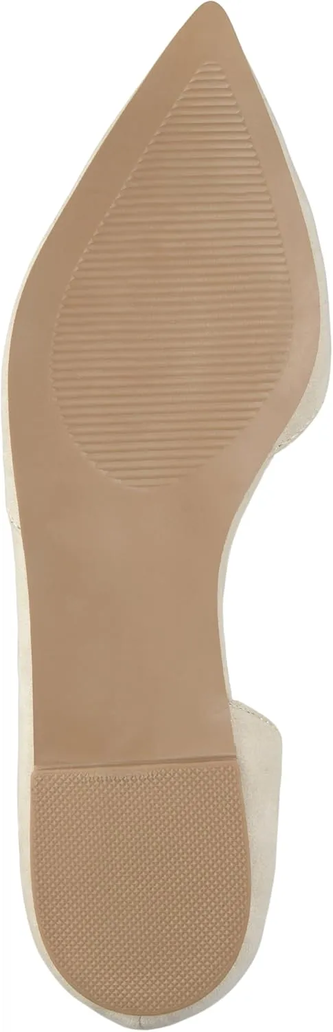 Journee Womens Ester Slip On Pointed Toe D'Orsay Flats