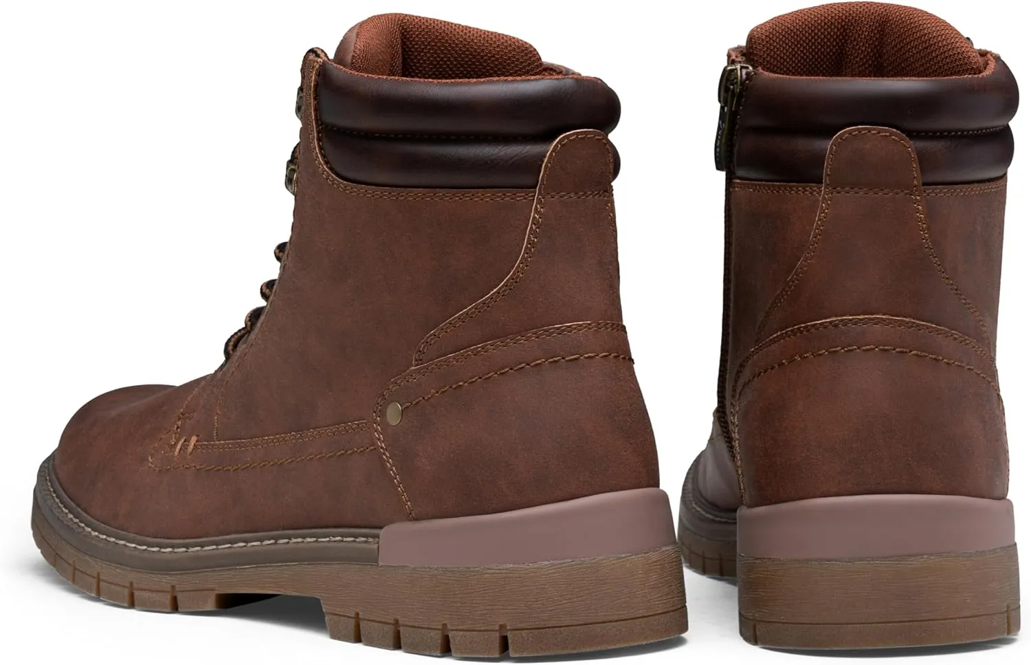 Jousen Mens Boots Fashion Casual Boot Hiking Zipper Chukka Boots for Men