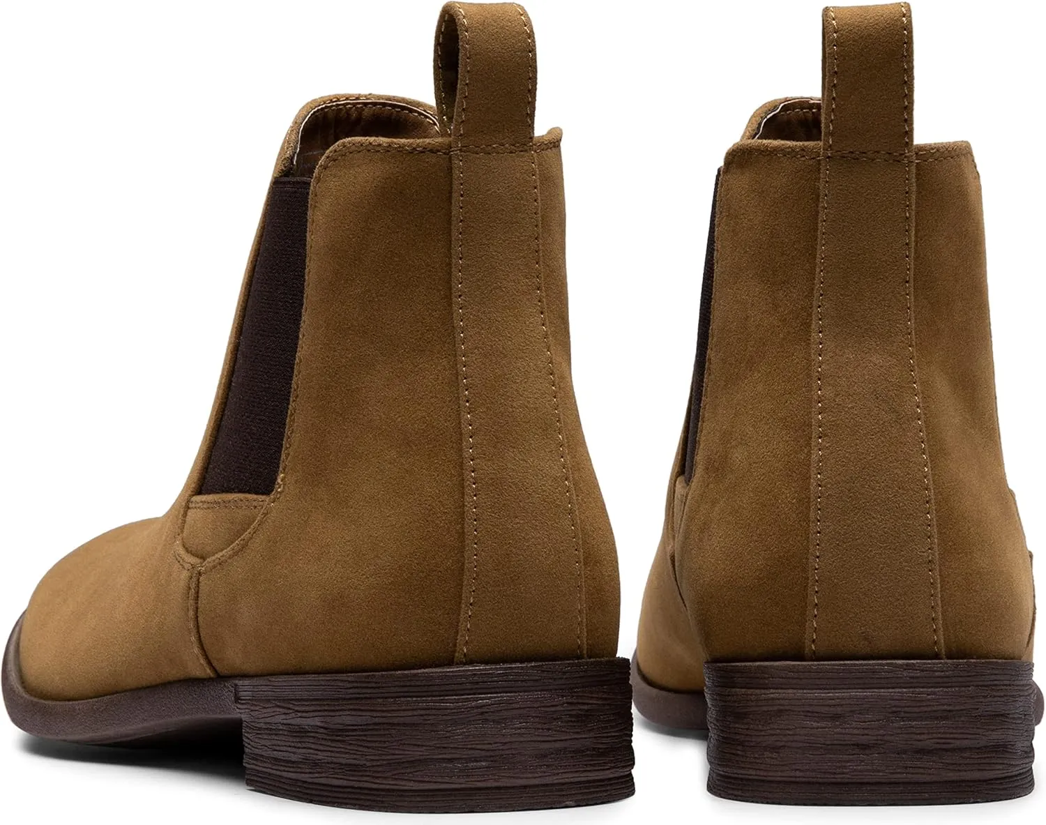 Jousen Men's Chelsea Boots Lightweight Casual Chukka Ankle Boots Classic Elastic Dress Boots For Men