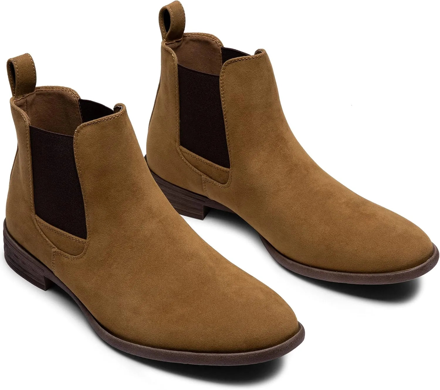 Jousen Men's Chelsea Boots Lightweight Casual Chukka Ankle Boots Classic Elastic Dress Boots For Men