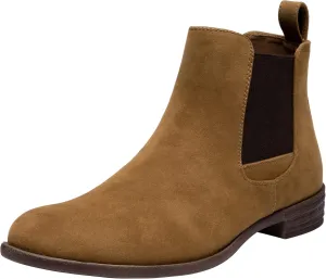 Jousen Men's Chelsea Boots Lightweight Casual Chukka Ankle Boots Classic Elastic Dress Boots For Men
