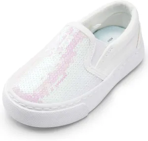 Kids Shoes Toddlers Canvas Sneakers Slip-on Comfortable Light Weight Causal Running Tennis Shoes for Boys Girls(Toddle/Little Kids/Big Kids)