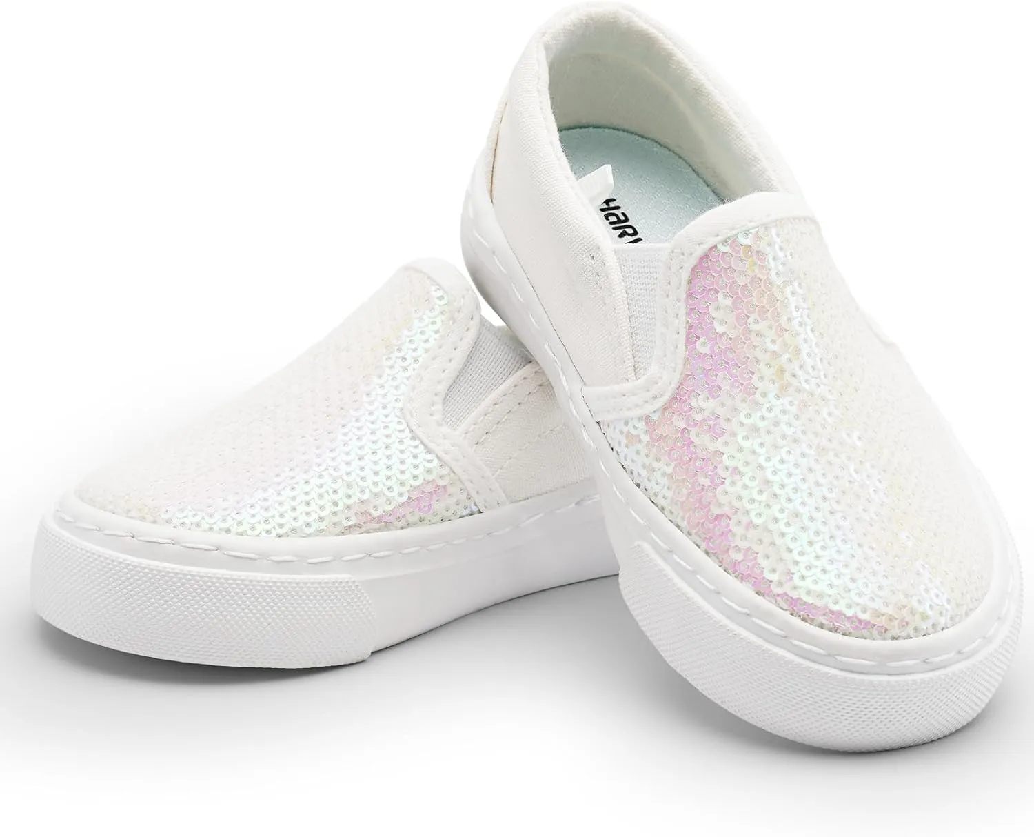 Kids Shoes Toddlers Canvas Sneakers Slip-on Comfortable Light Weight Causal Running Tennis Shoes for Boys Girls(Toddle/Little Kids/Big Kids)
